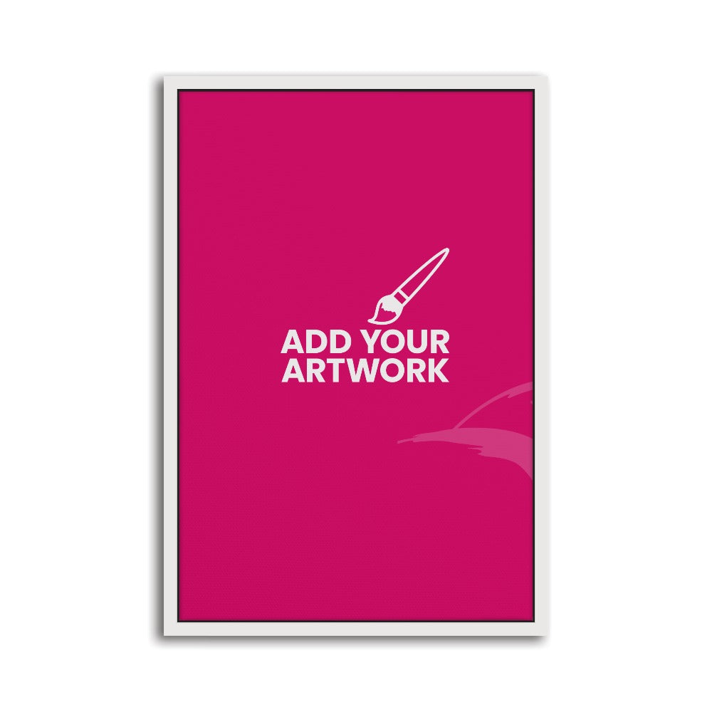 White Framed Canvas Prints - 16" x 24" White Framed Canvas Print