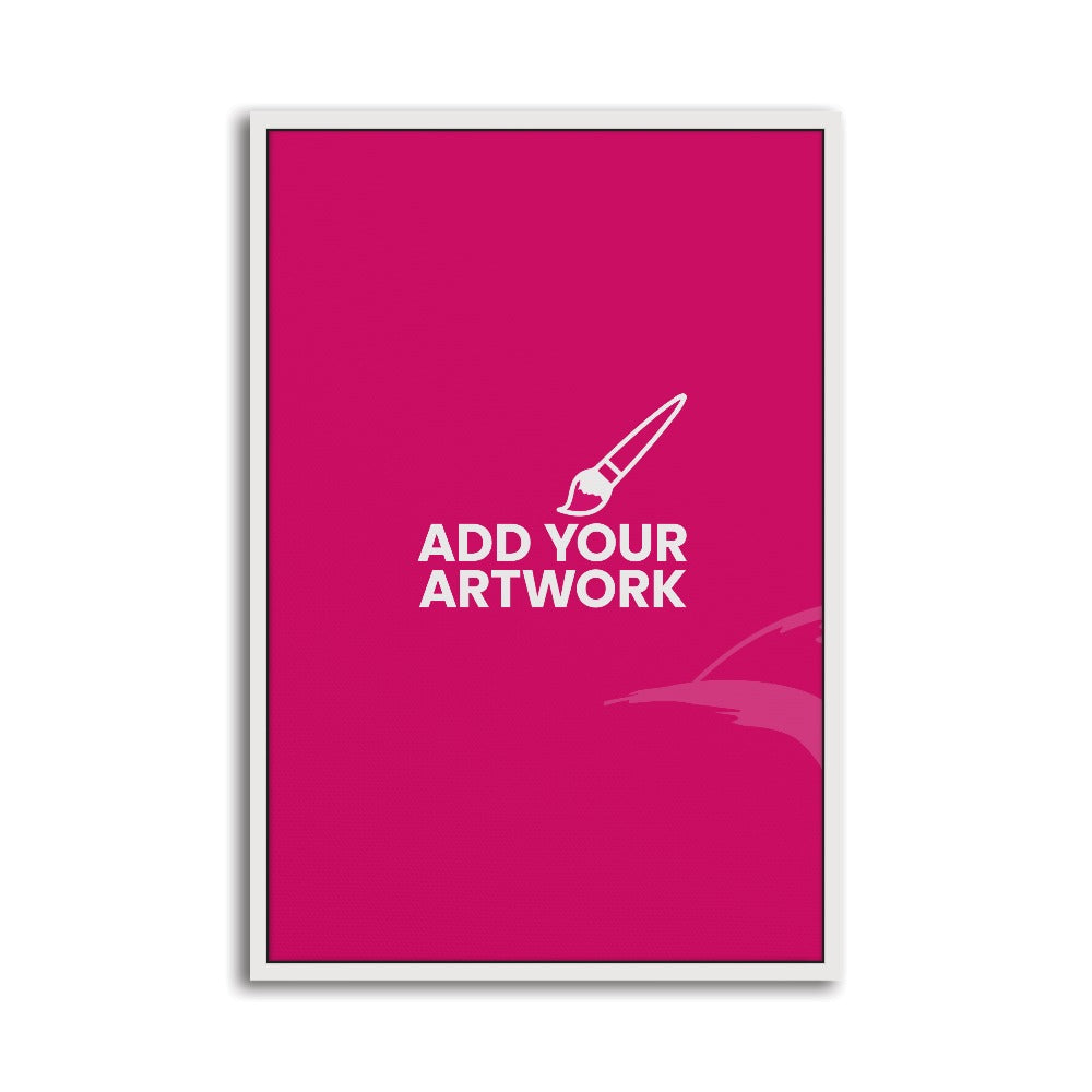 White Framed Canvas Prints - 20" x 30" White Framed Canvas Print